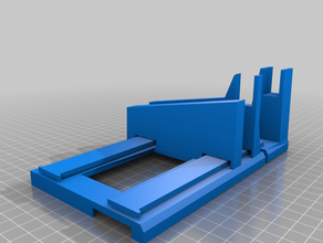 scansnap geri çekilebilir pip çekmece monte edin ofis 3d print model - Mito3D