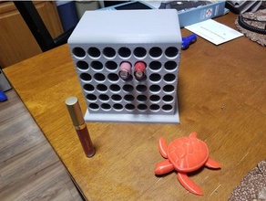 lip stick organizer lipstick tray 3d print model - Mito3D
