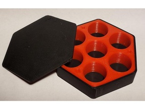 magnetic polyhedral dice box remix 3d print model - Mito3D