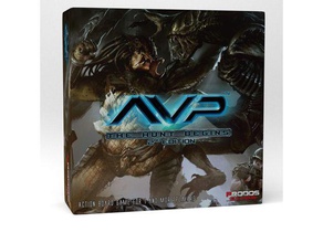 alien vs predator hunt lance la deuxième édition de l'insertion jeux jeu plateau inserts insérer boîte à organisateur 3d print model - Mito3D