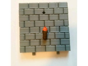 dungeon pinos tocha brinquedo & acessórios para jogos dnd fogo peg estacas rpg de dispersão paisagem tampo mesa o terreno telhas parede 3d print model - Mito3D