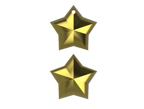 mignonne star décor les fêtes de noël décoration le bricolage goldmund faits à la main solomonlq étoiles l'atelier 3d print model - Mito3D