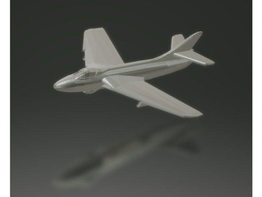 hawker hunter f6 veículos aeronaves guerra fria lutador jet modelo raf 3d print model - Mito3D