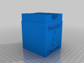 my customized card box unstable uncicorns tf92 games 3d print model - Mito3D