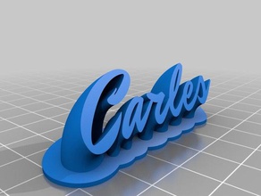 carles office customized 3d print model - Mito3D