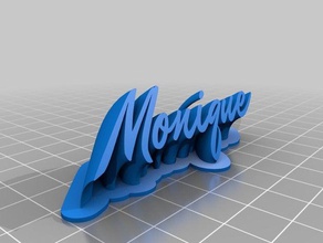 monique office kundengebundene 3d print model - Mito3D