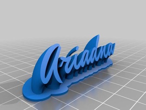 ariadna office personalizado 3d print model - Mito3D
