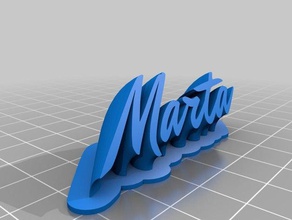 marta office customized 3d print model - Mito3D