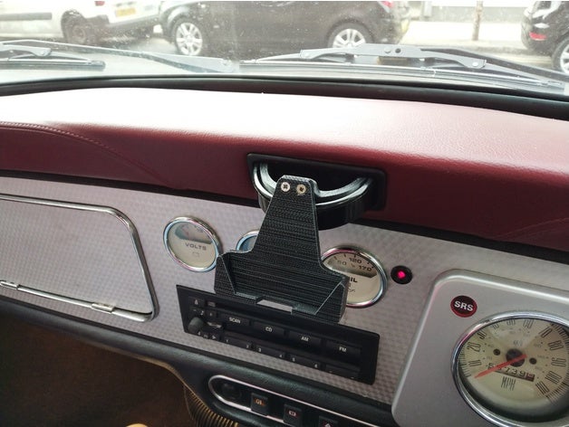 titular do telefone rover mini cooper cinzeiro carro clássico essencial ph1 iphone de 3D print model - Mito3D
