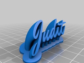 judit office personalizado 3d print model - Mito3D