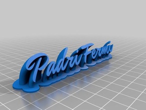 fer bureau de personnalisé 3d print model - Mito3D