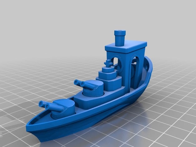 battle benchy decor battleship boat ship 3D print model - Mito3D