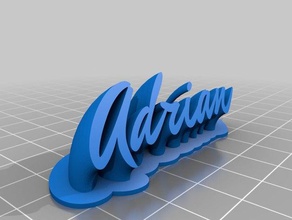 adrian office customized 3d print model - Mito3D