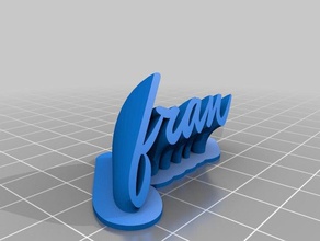 fran office customized 3d print model - Mito3D