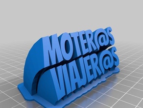 moteros office personalizado 3d print model - Mito3D