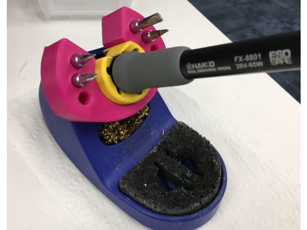 hakko lehimleme ucu caddy araç sahipleri & kutu 3D print model - Mito3D