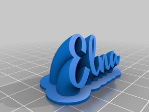 elna office personalizado 3d print model - Mito3D