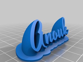 anouk office customized 3d print model - Mito3D