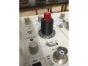 osciloscópio botão tektronix 2213 60 mhz escopo eletrônica 3d print model - Mito3D