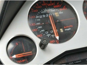 honda vf 750 trip meter reset knob automotive motorcycle button 3d print model - Mito3D