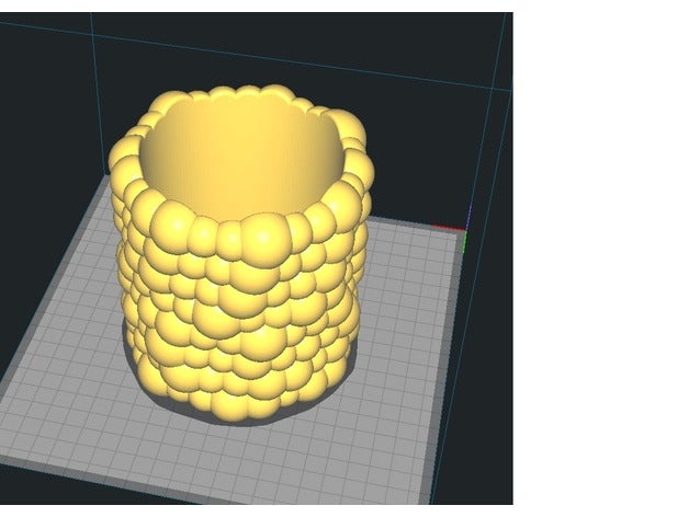 pot crayon decor cache 3D print model - Mito3D