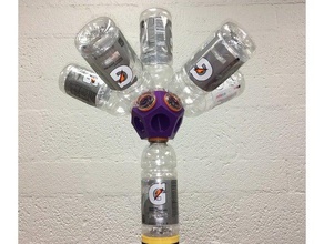 Flasche cap gatorade-Flasche aquarium Vakuum-Dodekaeder Mathe-Kunst Vakuum gatorade vitamin-Wasser 3d print model - Mito3D