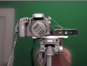 double appareil-photo de support trépied la caméra 3d print model - Mito3D