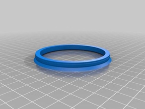 mon personnalisée de la jante montage anneau centre pièces personnalisé 3d print model - Mito3D