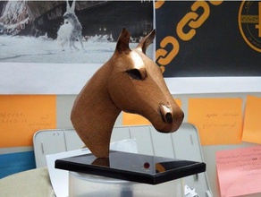 Pferd Kunst Kopf Skulptur 3d print model - Mito3D