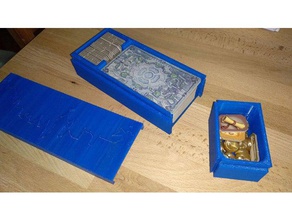 2016 kompakt kutusu kaleleri oyunlar boardgames boardgame Organizatör cardgames depolama 3d print model - Mito3D