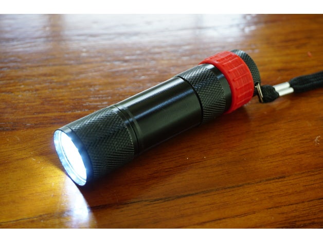 harbor freight 18650 flashlight battery adapter tools 3D print model - Mito3D