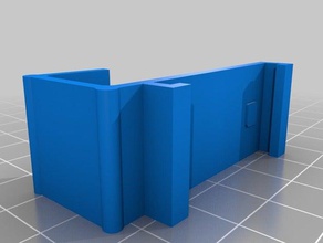 klemmhalter f r rollo parti di ricambio 3d print model - Mito3D