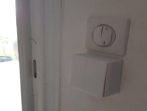 xiaomi interruptor de pared doble adaptateur fr volets roulants fuentes la casa adaptator francés 3d print model - Mito3D