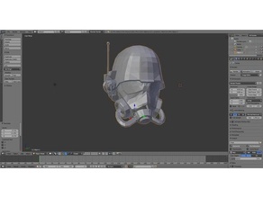 fallout nv elite riot helmet props new vegas open project 3d print model - Mito3D