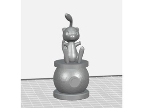 mew poketball 3d printing 3d print model - Mito3D