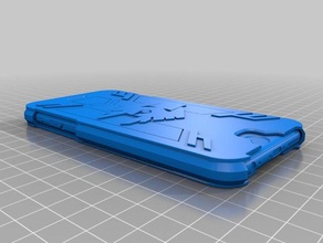 kamen rider ryuki belt case octopus wireless charging receiver iphone6 test01 3d printing 3d print model - Mito3D