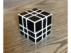 mirror 3x3 extensions puzzles 3d puzzle brain teaser brainteaser cube rubik mod rubik's puzze rubiks rubix twisty cubes 3d print model - Mito3D