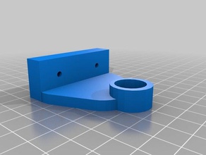 direct drive filliment guide horizontal mount 3d printing 3d print model - Mito3D