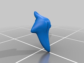 shark zahn Skulpturen 3d print model - Mito3D