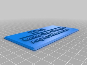 angie title office customized 3d print model - Mito3D