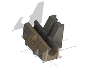 2 z axis holder v2 no warp 3d printer parts anet evolution hypercube 3d print model - Mito3D