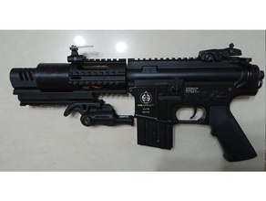 m4 pistol -- paramani parte La stampa 3d 3d print model - Mito3D