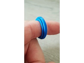 fidget ring rings fashion 3d print model - Mito3D