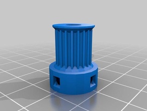 gt2 20t pulley 10mm wide belt 3d printer parts customized 3d print model - Mito3D