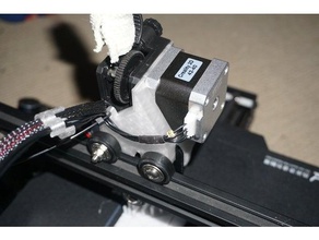 ender3 direct titan extruder mounting bracket 3d printer parts bullseye cr-10 drive ender 3 petsfang 3d print model - Mito3D