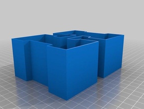 h - bas les conteneurs personnalisé 3d print model - Mito3D