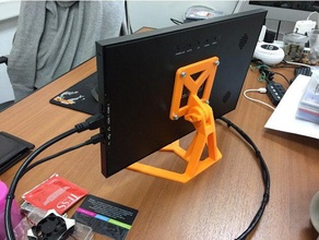 vesa 75x75 monitor stand computer mount 3d print model - Mito3D