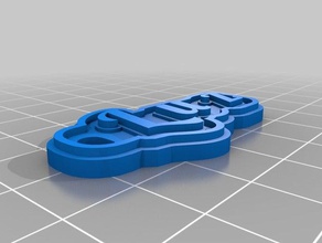 luz-2 keychains customized 3d print model - Mito3D