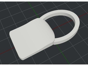 zipper pull ring accessories zipperpull 3d print model - Mito3D