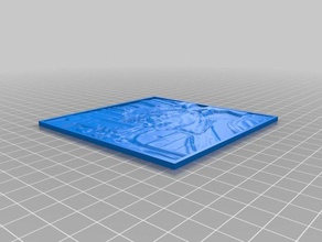 bill brown 2d sanat özelleştirilmiş 3d print model - Mito3D